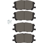 Order DYNAMIC FRICTION COMPANY - 4000-1005-00 - Front Hybrid Pads For Your Vehicle