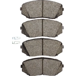 Order DYNAMIC FRICTION COMPANY - 4000-1258-00 - Front Hybrid Pads For Your Vehicle