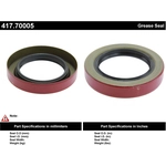 Order Front Inner Seal by CENTRIC PARTS - 417.70005 For Your Vehicle