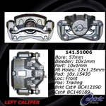 Order Front Left Rebuilt Caliper With Hardware by CENTRIC PARTS - 141.51006 For Your Vehicle