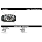 Order Front Left Wheel Cylinder by CENTRIC PARTS - 134.68005 For Your Vehicle