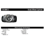 Order Front Left Wheel Cylinder by CENTRIC PARTS - 134.68012 For Your Vehicle