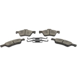 Order Front Organic Pads by MOTORCRAFT - BR1047D For Your Vehicle