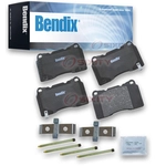 Order Front Premium Ceramic Pads by BENDIX - CFC1050B For Your Vehicle