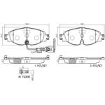 Order Plaquettes avant en céramique de qualité supérieure by BREMBO - P85126N For Your Vehicle