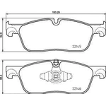 Order Plaquettes avant en céramique de qualité supérieure par BREMBO - P44026N For Your Vehicle