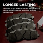 Order Front Premium Ceramic Pads by WAGNER - OEX1709 For Your Vehicle