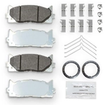 Order Front Premium Galvanized Pads by NRS BRAKE - NS1293 For Your Vehicle