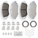 Order NRS BRAKE - NS2076 - Premium Galvanized Disc Brake Pad Set For Your Vehicle