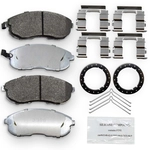 Order NRS BRAKE - NS653 - Premium Galvanized Disc Brake Pad Set For Your Vehicle