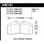 Order Front Premium Pads by HAWK PERFORMANCE - HB141U.650 For Your Vehicle