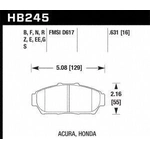 Order Front Premium Pads by HAWK PERFORMANCE - HB245G.631 For Your Vehicle