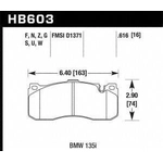 Order Front Premium Pads by HAWK PERFORMANCE - HB603G.616 For Your Vehicle