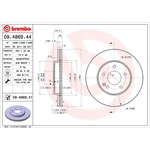 Order Front Premium Rotor by BREMBO - 09.4869.41 For Your Vehicle
