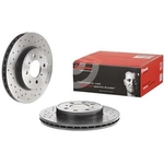Order Front Premium Rotor by BREMBO - 09.5509.1X For Your Vehicle