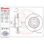 Order Front Premium Rotor by BREMBO - 09.6839.11 (1 Qty) For Your Vehicle