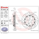 Order Front Premium Rotor by BREMBO - 09.9547.33 (1 Qty) For Your Vehicle