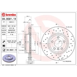 Order Front Premium Rotor by BREMBO - 09.9581.1X For Your Vehicle