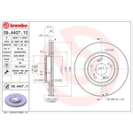 Order Front Premium Rotor by BREMBO - 09.A407.11 For Your Vehicle
