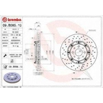 Order Front Premium Rotor by BREMBO - 09.B085.13 For Your Vehicle