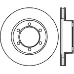 Order Front Premium Rotor by CENTRIC PARTS - 120.44118 For Your Vehicle