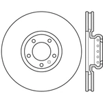 Order Front Premium Rotor by CENTRIC PARTS - 125.34118 For Your Vehicle