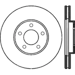 Order Front Premium Rotor by CENTRIC PARTS - 125.61049 For Your Vehicle