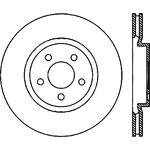 Order Front Premium Rotor by CENTRIC PARTS - 125.63061 For Your Vehicle