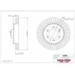 Order Front Premium Rotor by EUROROTOR - 54293 For Your Vehicle