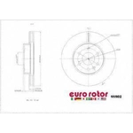 Order Front Premium Rotor by EUROROTOR - 55502 For Your Vehicle