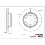 Order Disque avant de qualité supérieur by EUROROTOR - 5615 For Your Vehicle