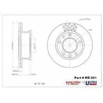 Order Front Premium Rotor by EUROROTOR - ME201 For Your Vehicle