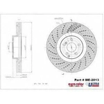 Order EUROROTOR - ME2013 - Front Premium Rotor For Your Vehicle