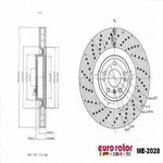 Order Disque avant de qualit� sup�rieur by EUROROTOR - ME2028 For Your Vehicle