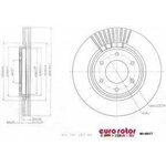 Order EUROROTOR - NI4017 - Front Premium Rotor For Your Vehicle