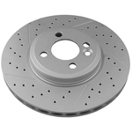 Order UQUALITY - 2034367 - Front Disc Brake Rotor For Your Vehicle