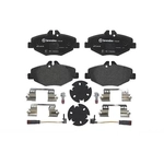 Order Plaquettes avant semi-métallique de qualité supérieur by BREMBO - P50049 For Your Vehicle