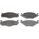 Order WAGNER - MX280A - ThermoQuiet Disc Brake Pad Set For Your Vehicle