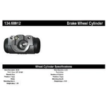 Order Front Right Wheel Cylinder by CENTRIC PARTS - 134.68012 For Your Vehicle