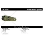 Order Front Right Wheel Cylinder by CENTRIC PARTS - 134.79008 For Your Vehicle