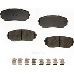 Order Front Semi Metallic Pads by AGNA BRAKES - ALD1258M For Your Vehicle