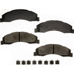 Order Front Semi Metallic Pads by AGNA BRAKES - ALD1328M For Your Vehicle
