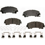Order Front Semi Metallic Pads by AGNA BRAKES - ALD1736M For Your Vehicle