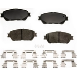 Order Front Semi Metallic Pads by AGNA BRAKES - ALD906M For Your Vehicle