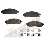 Order Plaquettes avant semi-métallique par AGNA BRAKES - ALD1094M For Your Vehicle
