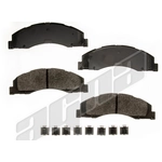 Order Front Semi Metallic Pads by AGNA BRAKES - ALD1328M For Your Vehicle