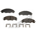 Order Front Semi Metallic Pads by AGNA BRAKES - ALD1339M For Your Vehicle