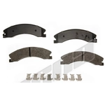 Order Front Semi Metallic Pads by AGNA BRAKES - ALD1411M For Your Vehicle