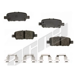 Order Front Semi Metallic Pads by AGNA BRAKES - ALD1415M For Your Vehicle