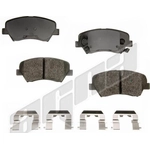 Order AGNA BRAKES - ALD1543M - Front Semi Metallic Pads For Your Vehicle